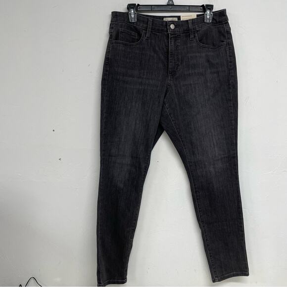 Universal Thread Grey High Rise Skinny Jeans Smooths & Sculpts Womens 12 Denim - Picture 1 of 13